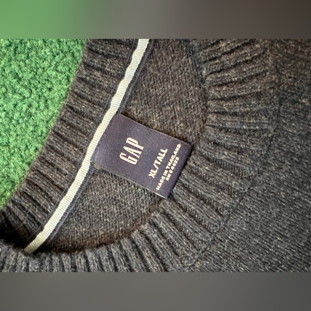 Gap Crew Sweater Blue - image 6